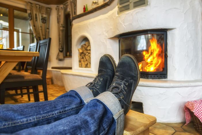 Am Kamin