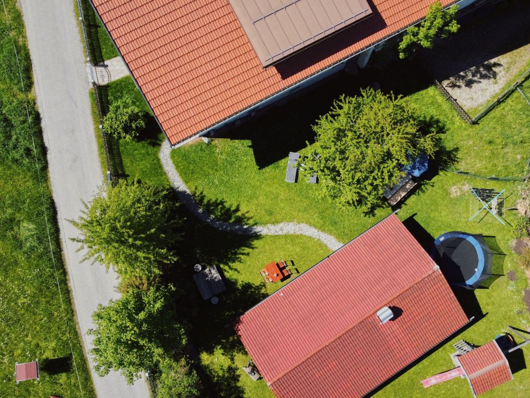 Drohne Garten