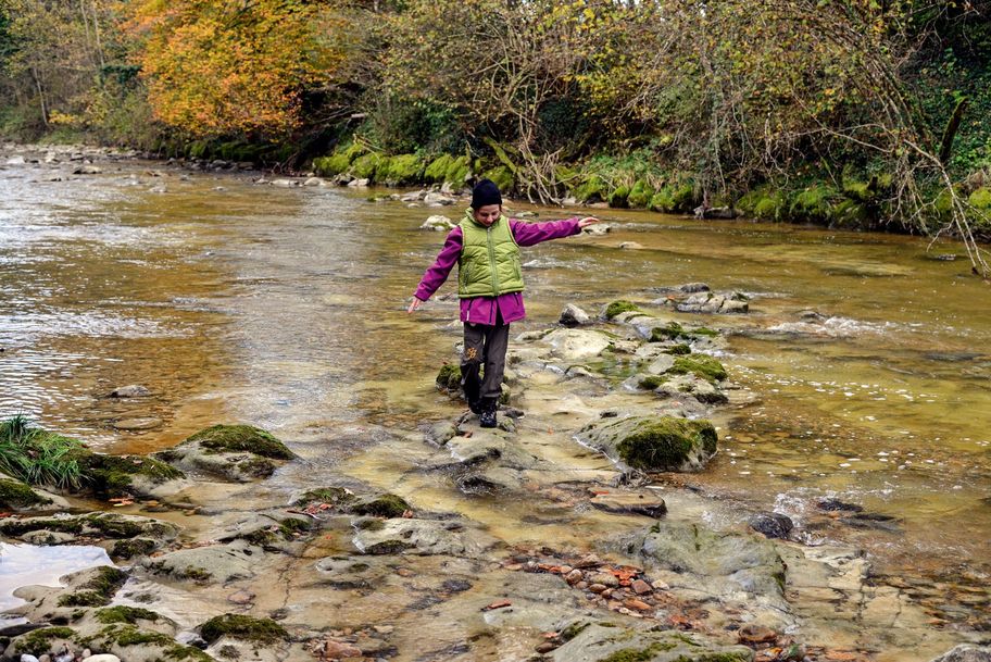 Verweilen, Spielen und Picknicken an der Leiblach