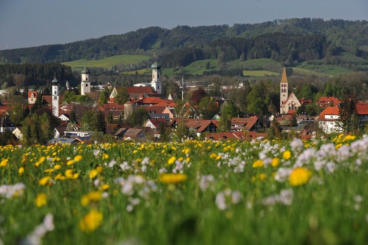 Stadtansicht Frühling