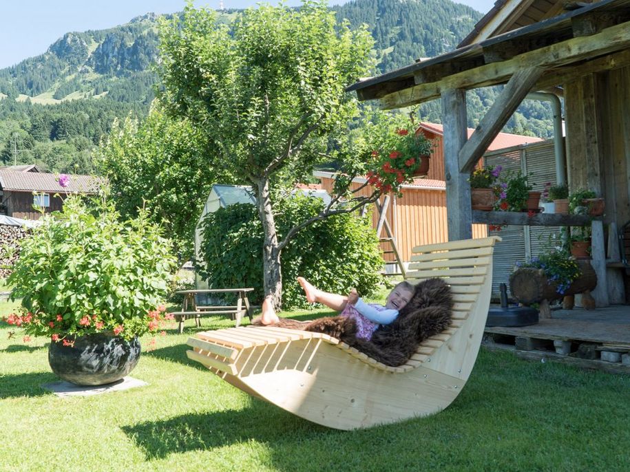 Relaxliege im Garten