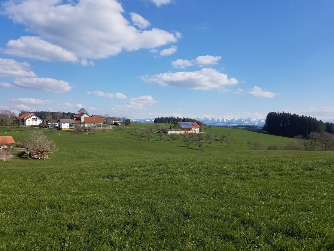 Bergsicht bei Zurwies