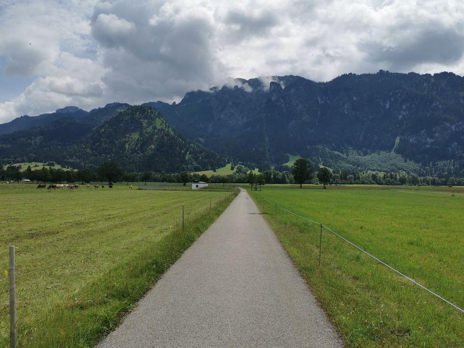 Deichelweg Schwangau, Richtung Tegelbergbahn