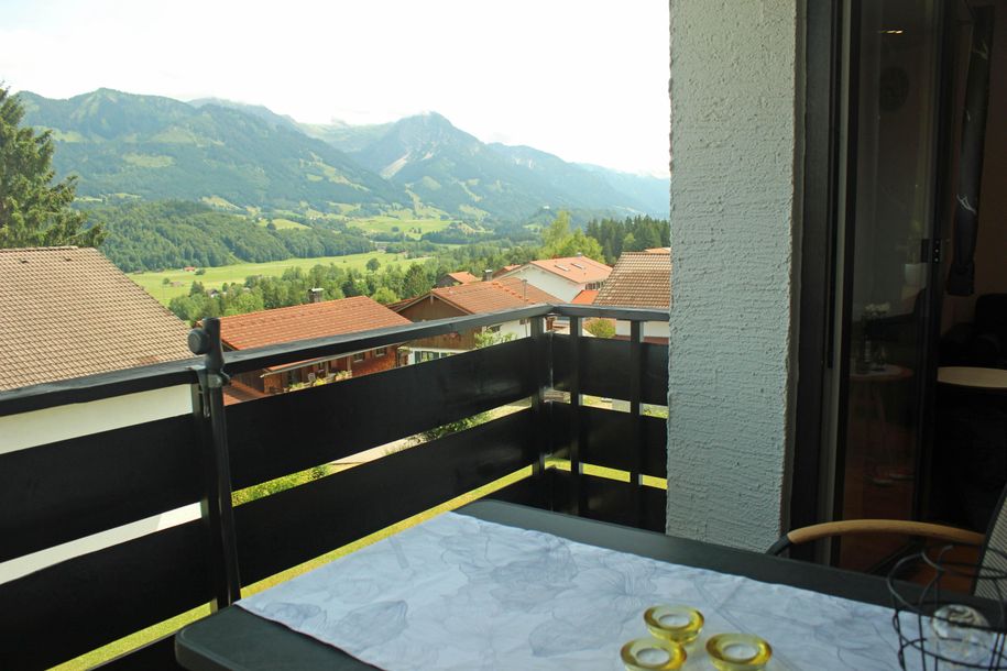 Blick in die Allgäuer Alpen