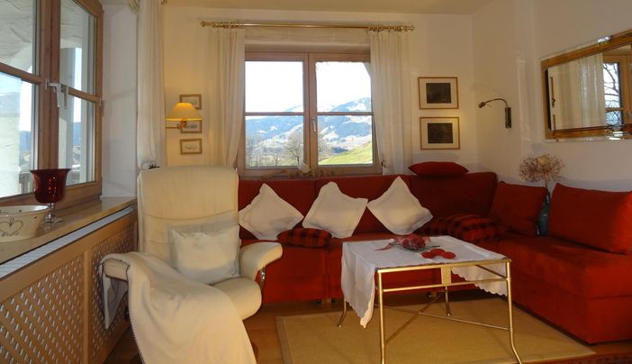 Hörnerblick Wohnzimmer -Sofa, Relaxsessel