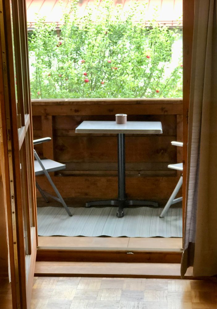 Blick auf den Balkon Rotspitze
