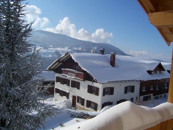 Unser Haus im Winter