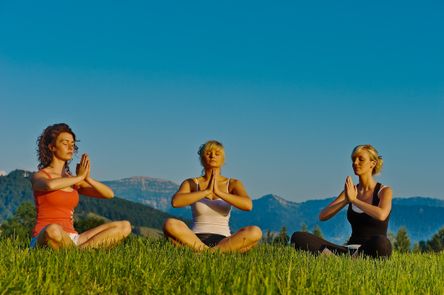 Entspannung in der Wiese