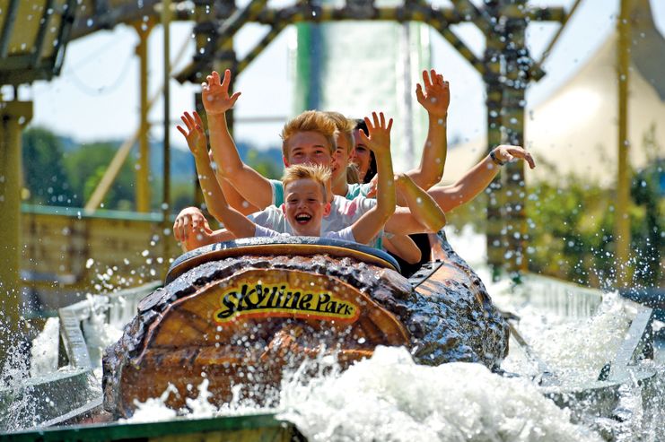 Wildwasserbahn im Allgäu Skyline Park