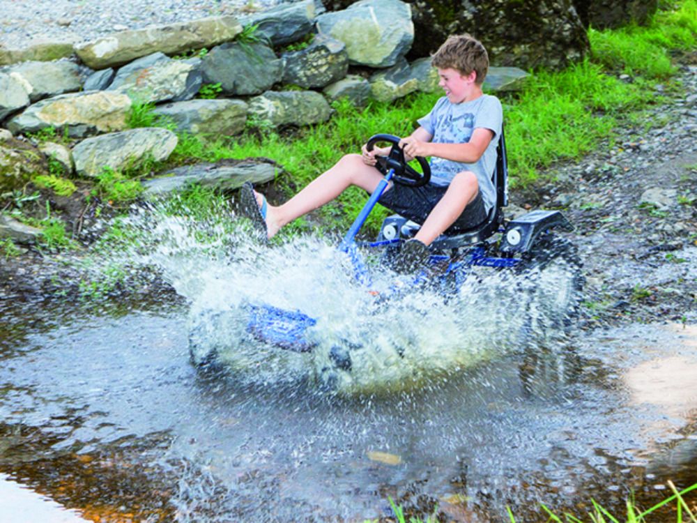 Mit dem Kettcar um den Breyerhof