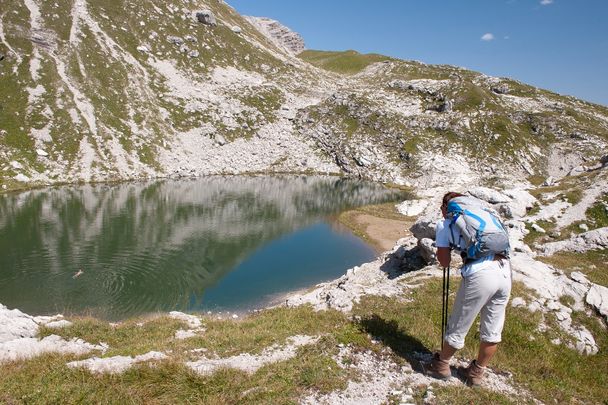 Am Laufbichelsee zwischen Edmund-Probst-Haus und Bad Hindelang