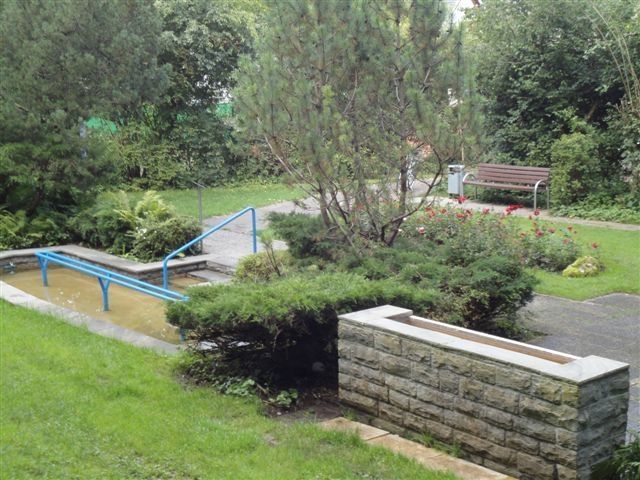 Wassertretbecken am Tiergarten