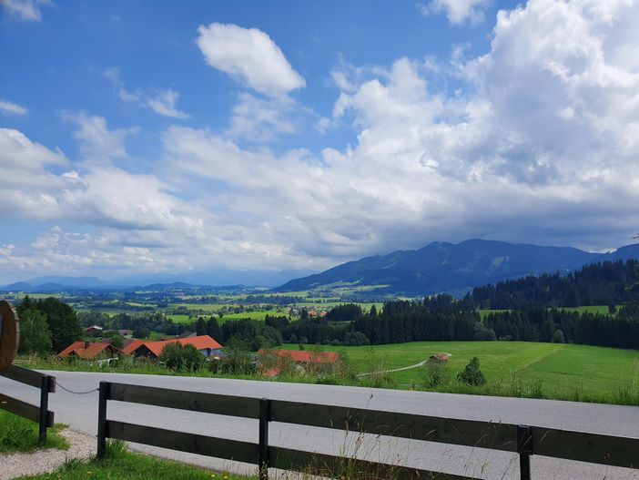 Panoramablick nach Füssen