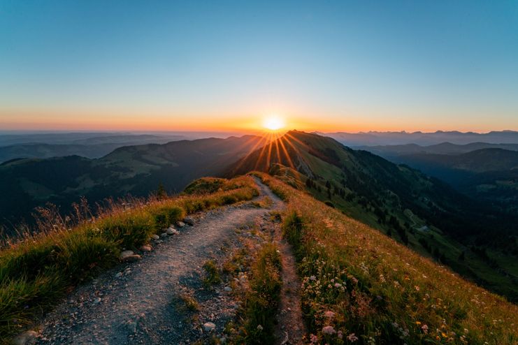 Sonnenaufgang am Hochgrat