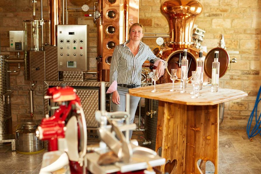 Bauernhaus Busche Berta Ofterschwang - Schnaps