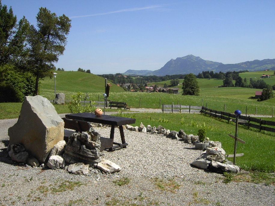 Ausblick zum Wächter des Allgäus