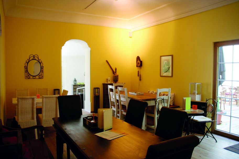 Kleines Café im Vitalhaus in Fischen