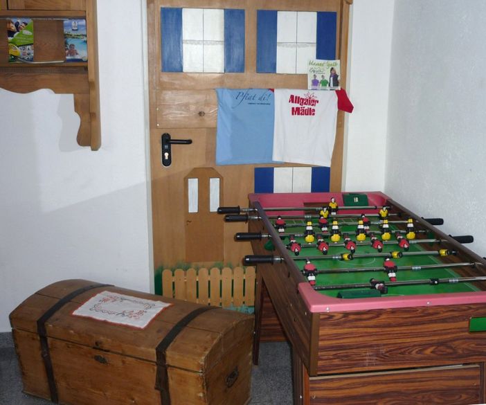 Wie wär´s mit einem Kickerspiel?