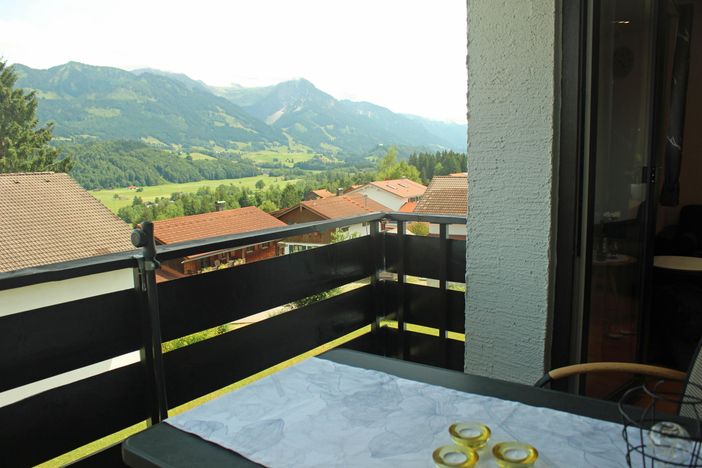 Blick in die Allgäuer Alpen