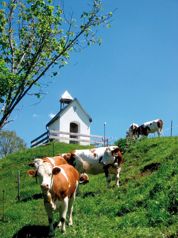 Die "Wächter" der Kapelle.