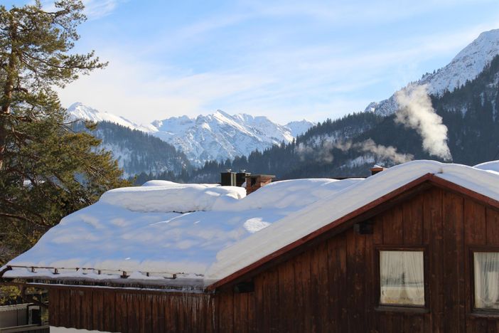 Ausblick vom Balkon