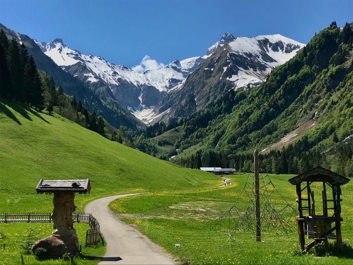 Das Tettachtal im Frühling