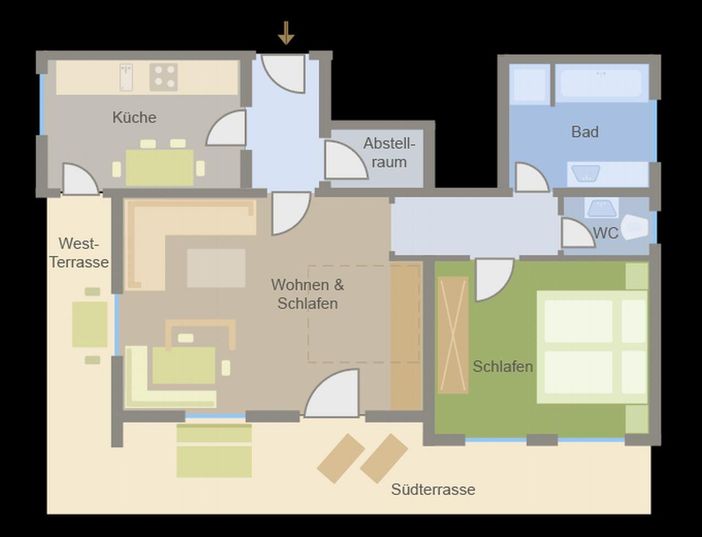 grundriss-appartement-enzian - Kopie - Kopie