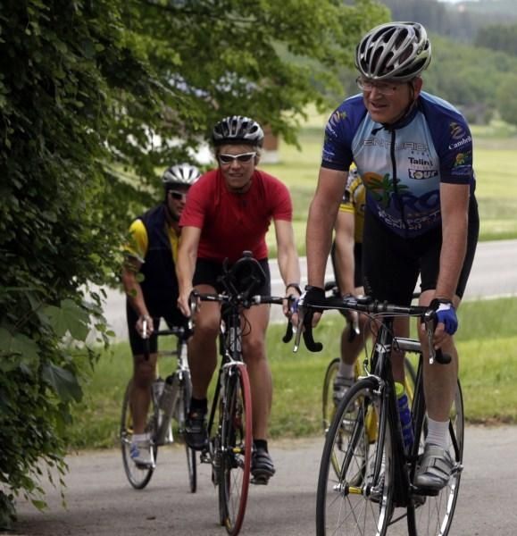 Radler bei der 2. Unterallgäu Radtour 2009