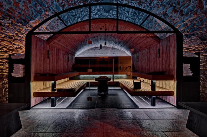Sauna im SPA "Großes Felsengewölbe"
