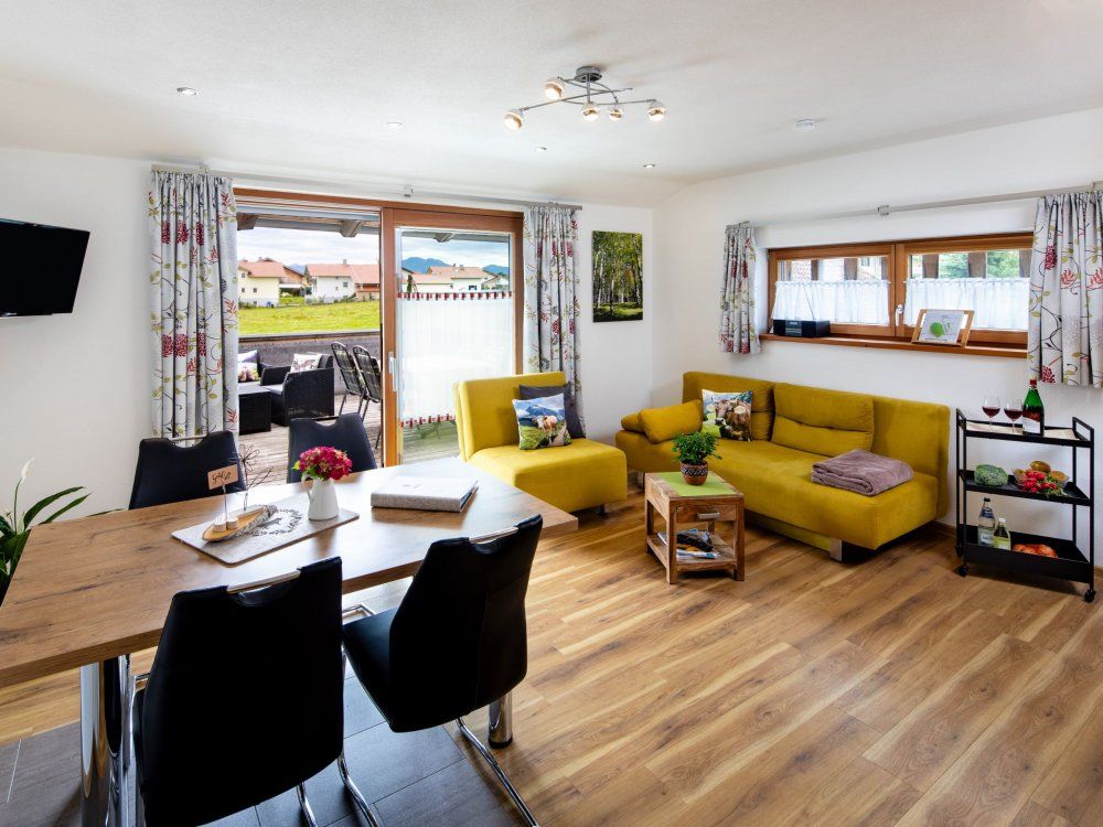 Küche-Wohnbereich Fewo Gipfelblick OG