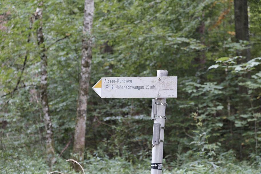 Beschilderung "Alpsee-Rundweg"