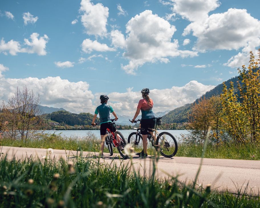 Radweg am Großen Alpsee