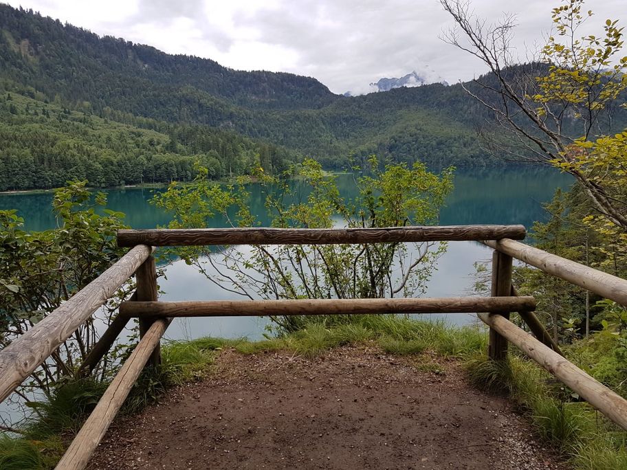 Pindarplatz oberhalb des Alpsees
