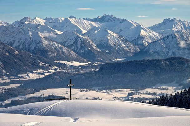 Winteridylle am Ofterschwanger-Horn
