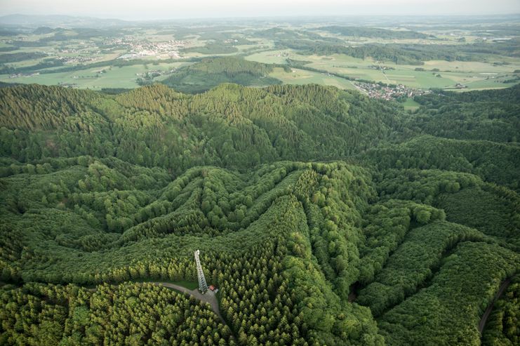 Die Adelegg von oben