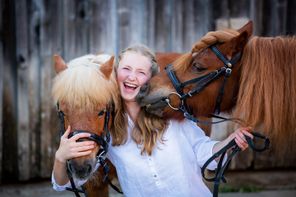 Anna und ihre Ponys Finn+Moontje