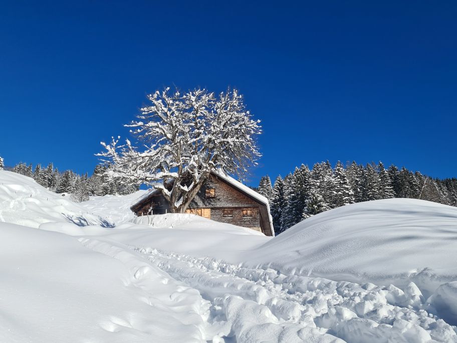 Alpe Dürrehorn im Schnee