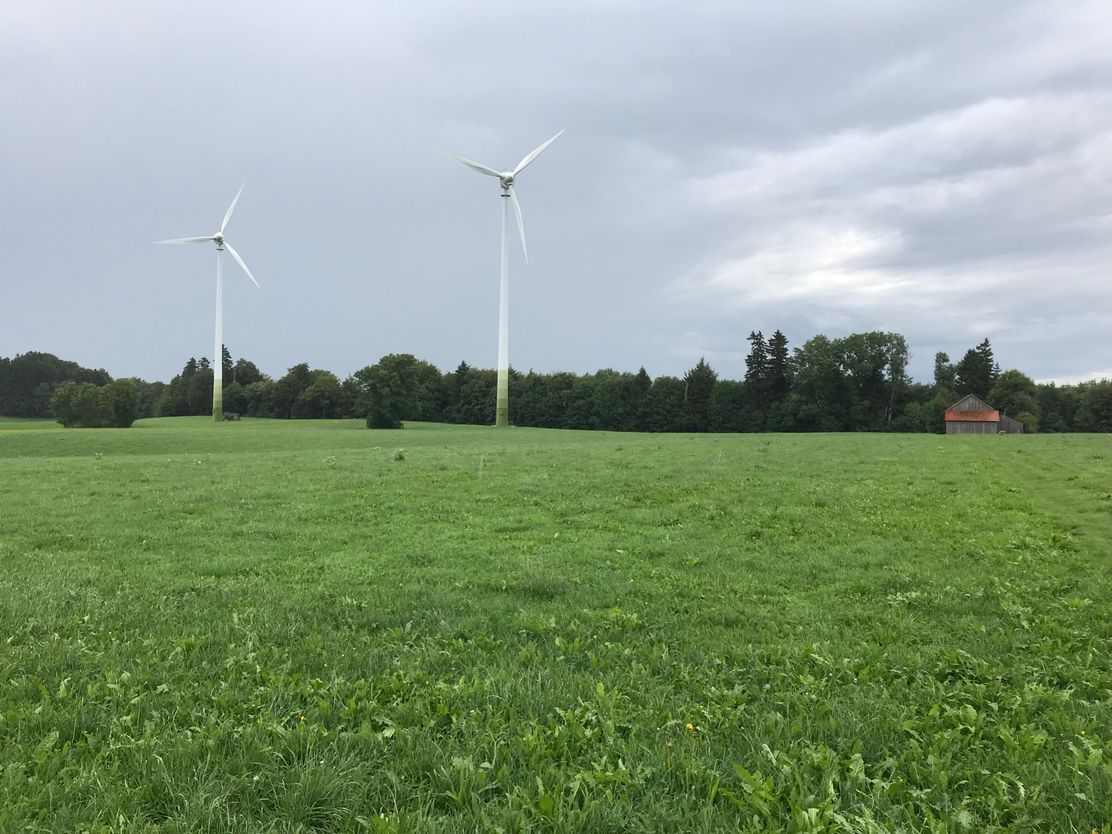 Windräder in der Landschaft © architekturforum allgäu e.V.