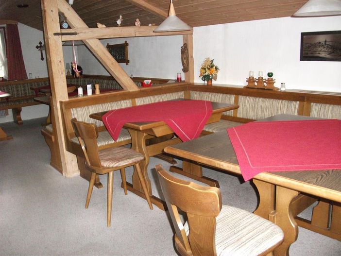 Aufenthaltsraum im Gästehaus Koros