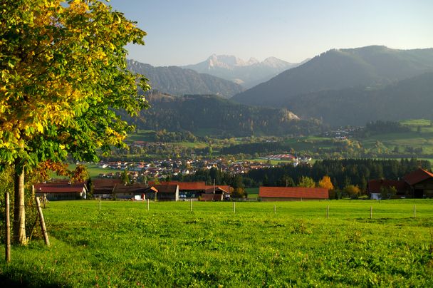 Blick auf Wertach