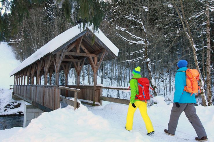 Talwanderung zur Vilstalsäge - Entdeckungsreise im winterlichen Vilstal