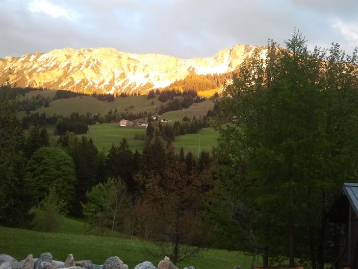 Blick vom Balkon
