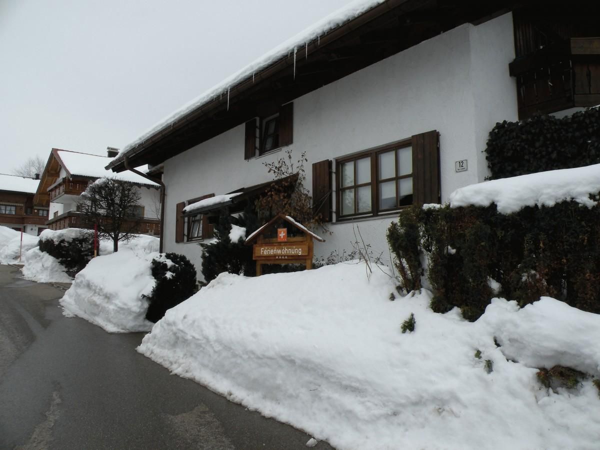Unser Haus im Winter