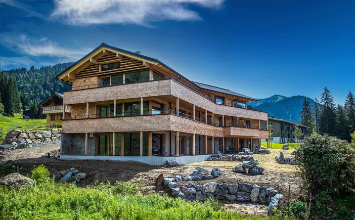 Blick aufs Gästehaus in Balderschwang