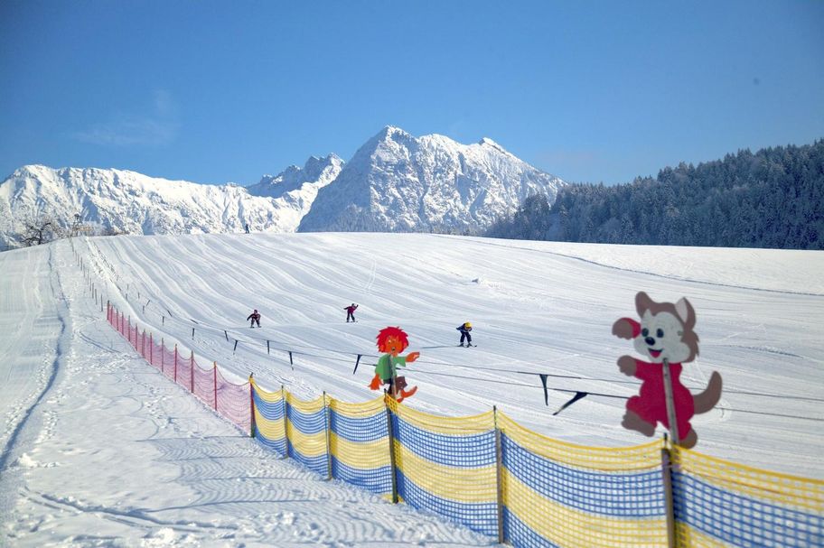 Unmittelbar von der Dorfmitte Obermaiselsteins