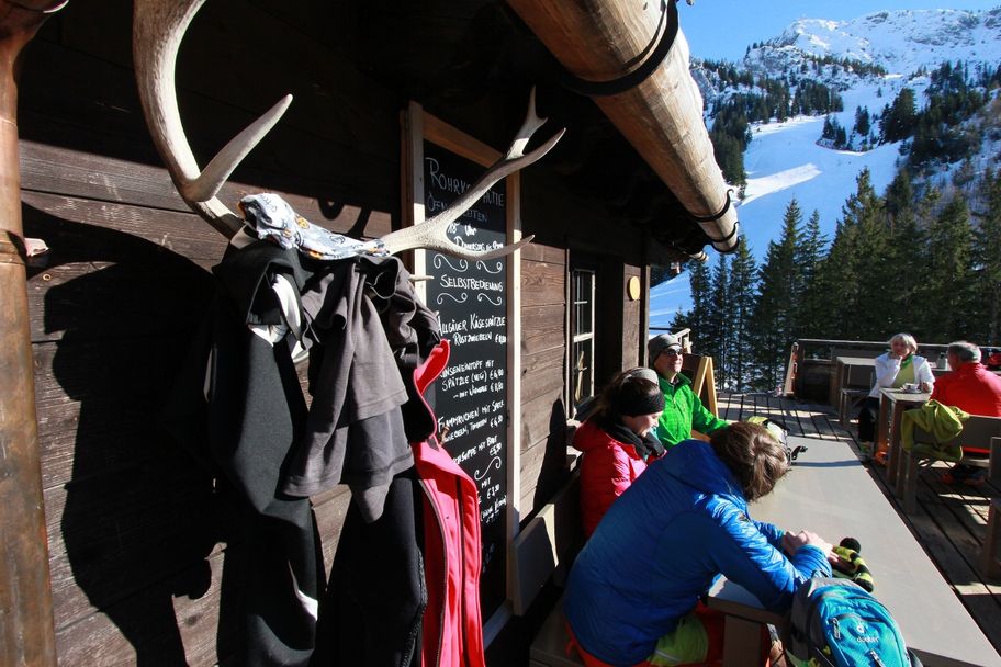 Terrasse Rohrkopfhütte
