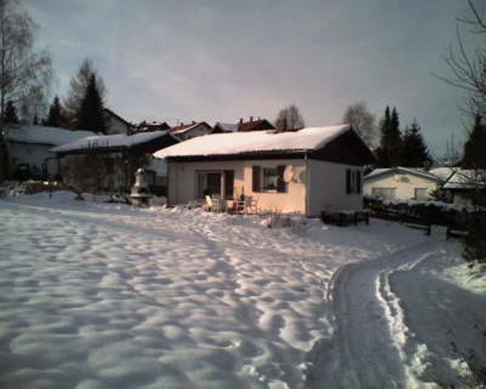 Winter Gartenblick
