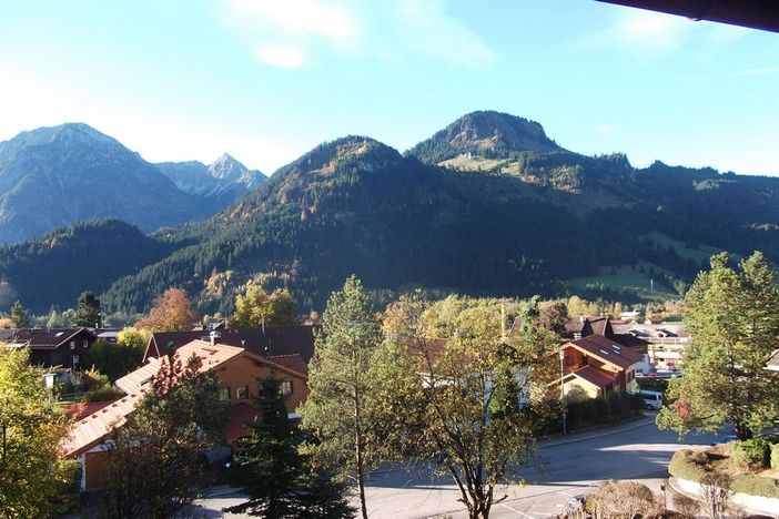 Blick vom Balkon