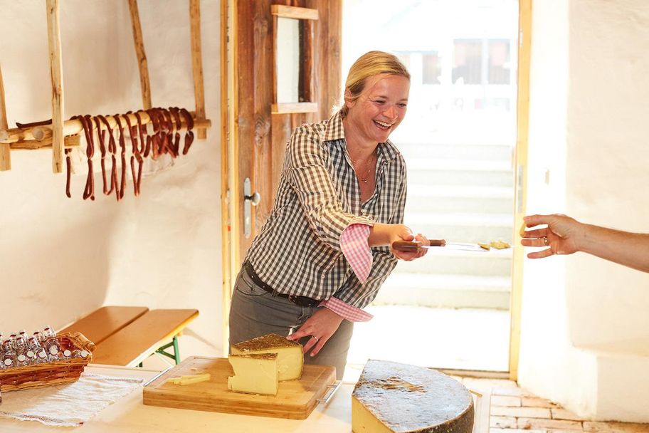 Bauernhaus Busche Berta Ofterschwang - Verkostung