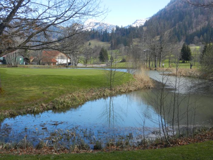 Auf dem golfplatz